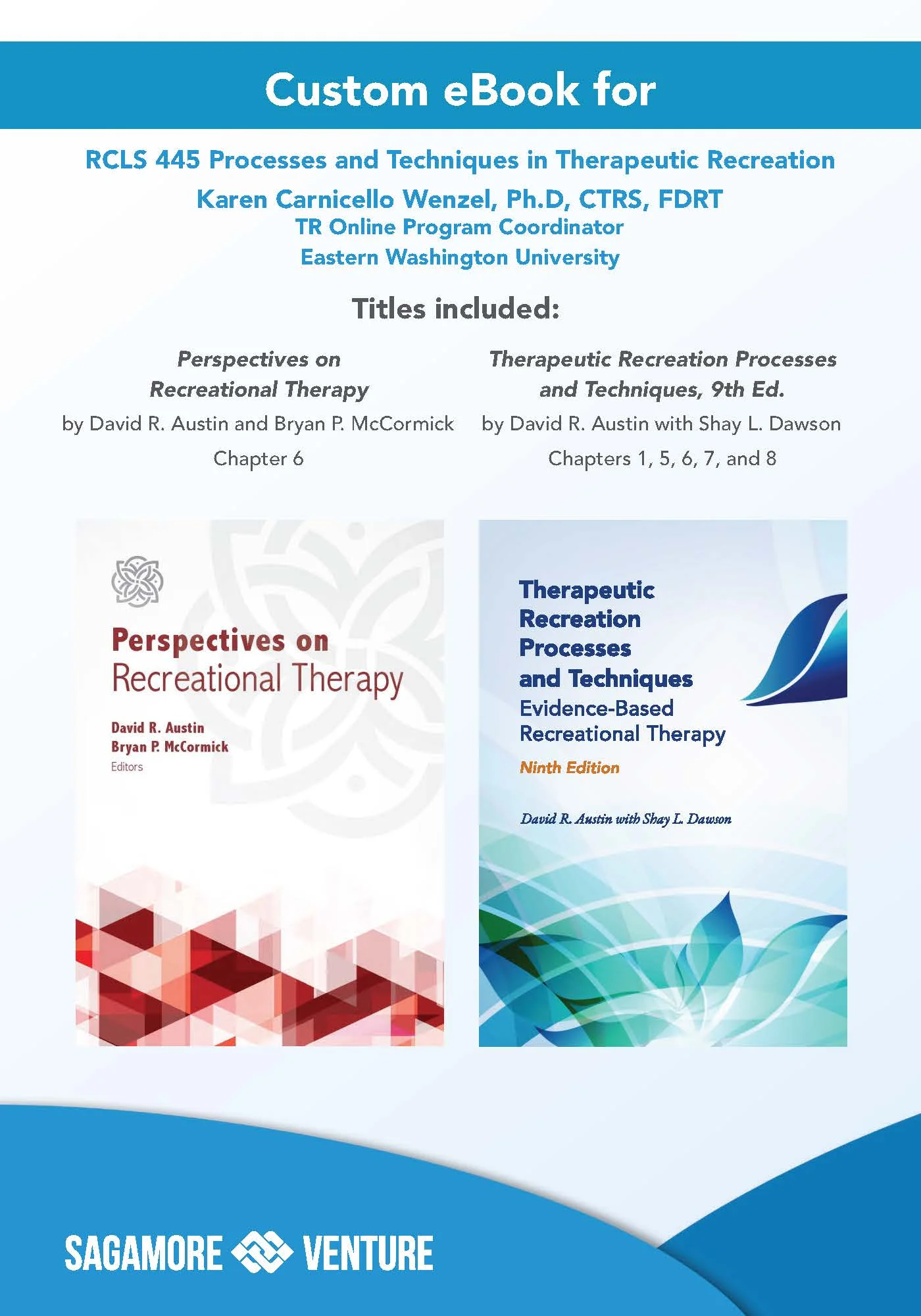 RCLS 445 Processes and Techniques in Therapeutic Recreation